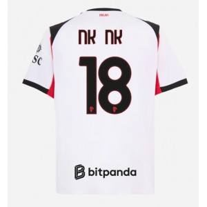 Fotbalové Dres AC Milan Christopher Nkunku #18 Venkovní Oblečení 2025-26 Krátký Rukáv